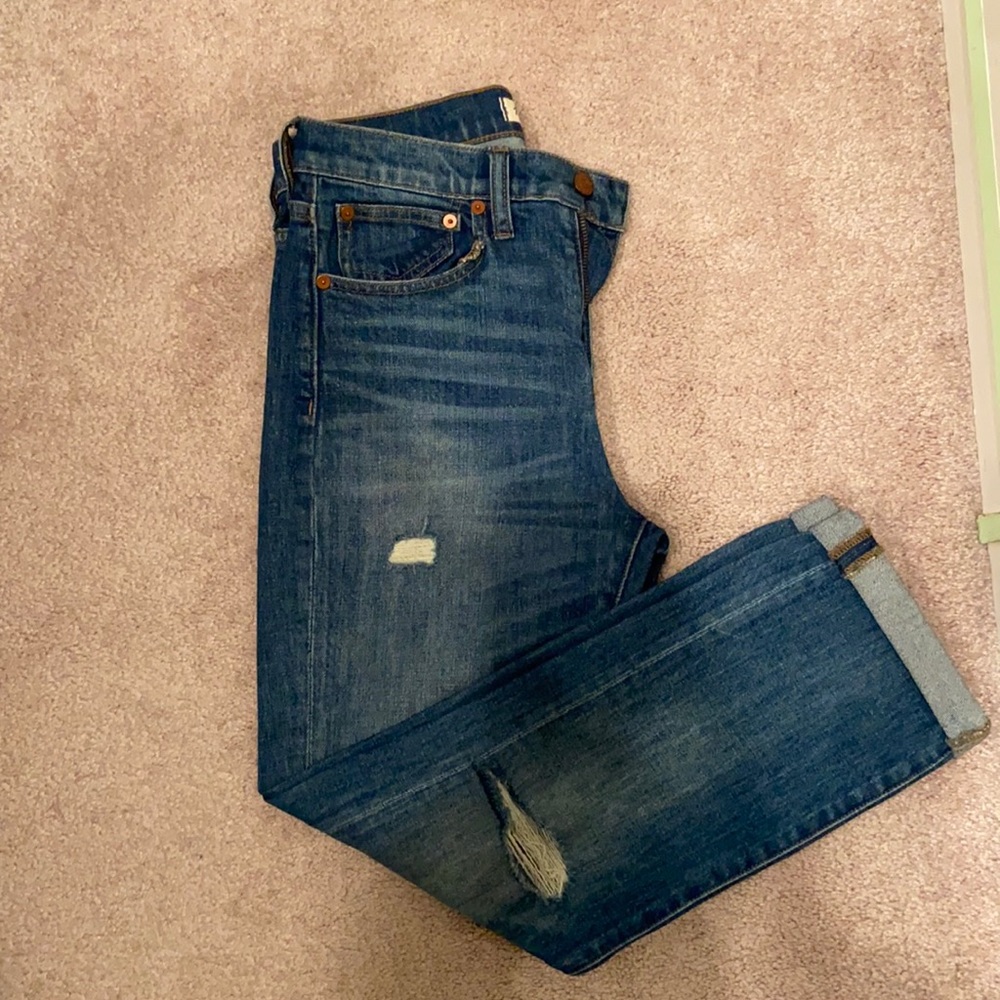 Madewell Straight Crop Jeans